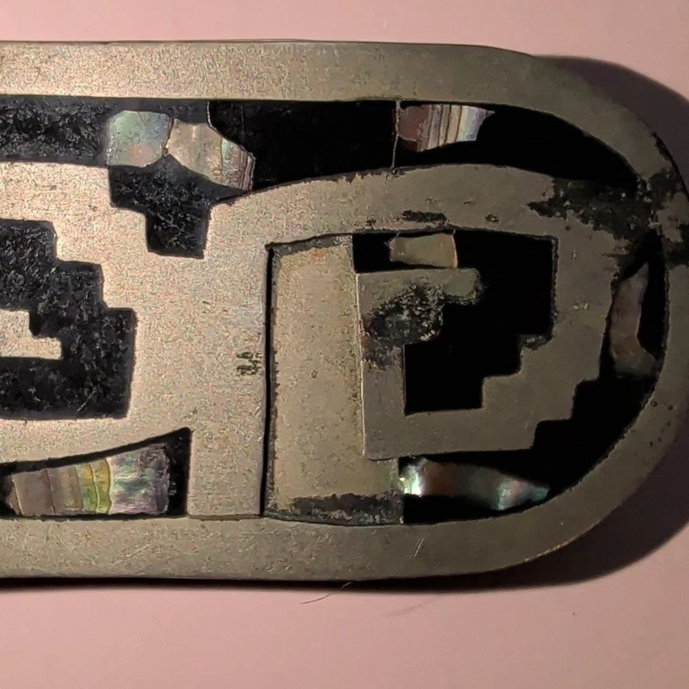 Vintage silver Alpaca Mexico Money Clip